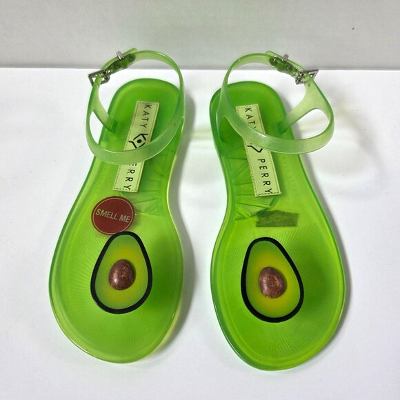 Katy Perry Womens 5 The Geli Sandals Green Avocado - Picture 4 of 8
